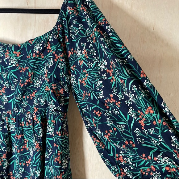 New ~ Lost + Wander Navy Floral Goodnight Garden Maci Dress Size M - Picture 5 of 11